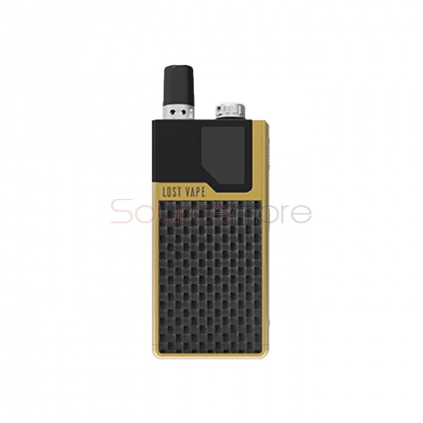 Lost Vape Orion DNA GO Pod Kit - Gold Carbon Fiber