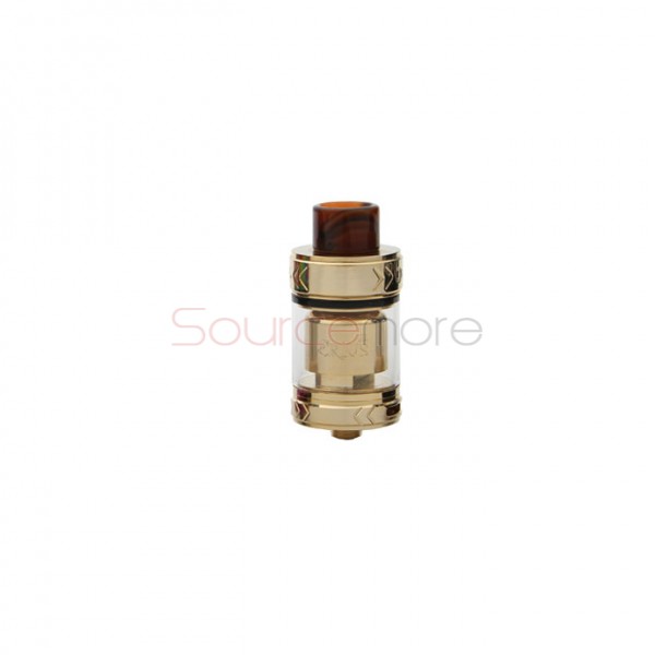 OBS Crius II RTA Rebuildable Tank Atomizer with 3.5ml Capacity and Bottom Airflow System-Gold