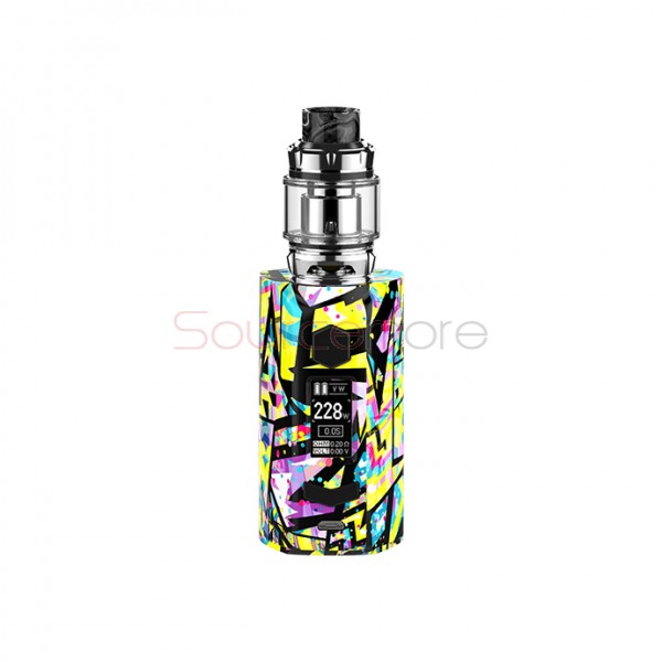Rincoe Manto S Mesh 228W Kit with Metis Mix Atomizer - Graffiti D