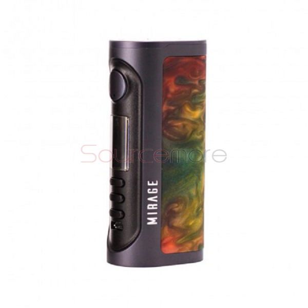 Lost Vape Mirage DNA75C 75W Box Mod - Gray Frame & Red Resin