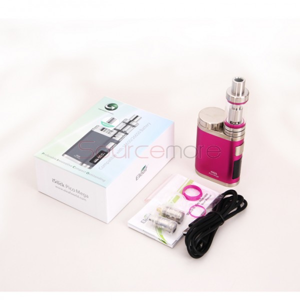 Eleaf iStick Pico Mega Kit 4.0ml Melo 3 Atomizer and TC 80W iStick Pico Mega Mod- Red