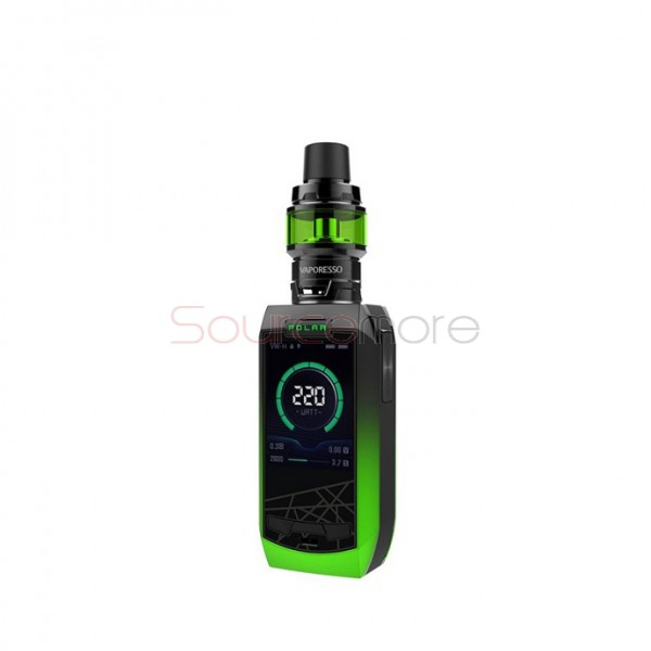 Vaporesso Polar with Cascade Baby SE Kit with 6.5ml Capacity - Green + Black