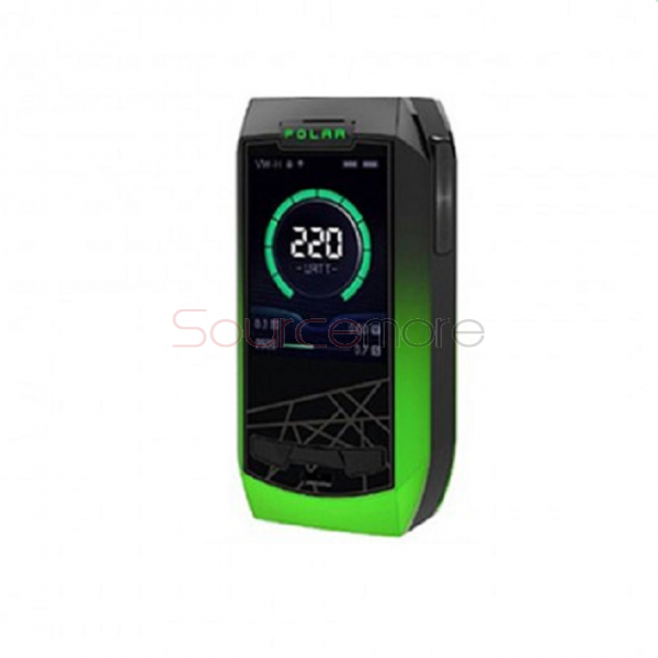 Vaporesso Polar 220W Box Mod - Green   Black