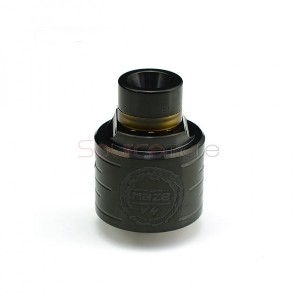 Hcigar Maze V4 Dual Coil 24mm Diameter RDA Rebuildalbe Drip Atomizer-Black