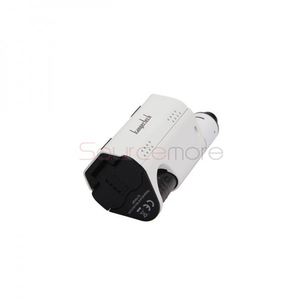 Kanger Dripbox 160W Starter Kit 7.0ml Subdrip 160w Dripmod 160 Powered by Dual 18650 Cell Disposal Dripping Coil -White