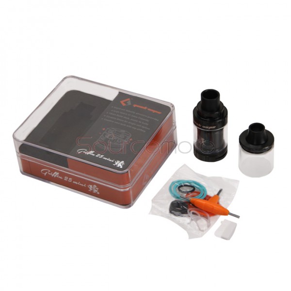Geek Vape Griffin 25 Mini 3.0ml Top Airflow System Tank with 18mm Deck- Black