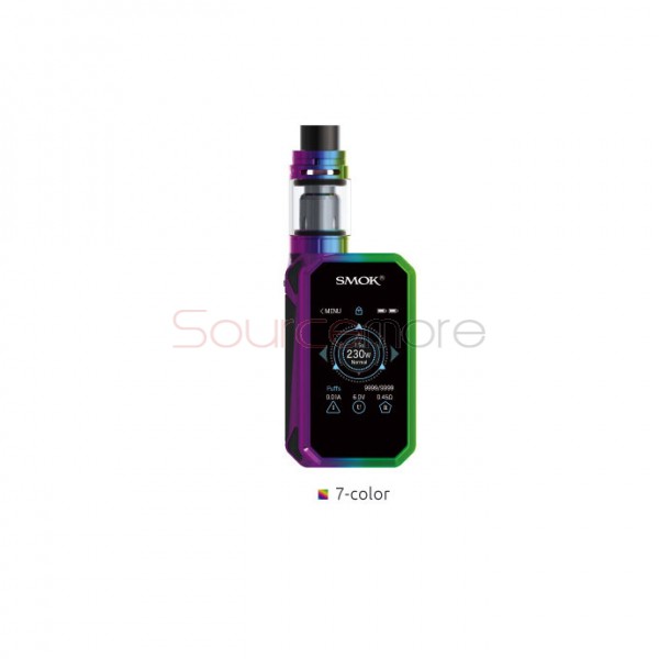 Smok G-PRIV 2 Kit 4.0ml TFV8 X-Baby Tank with G-PRIV 2 230W Mod Powered by Dual 18650 Cells- 7-color