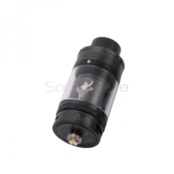 IJOY Tornado Hero Two Post Build Deck RTA/Sub Ohm Tank with 5.2ml Capacity-Black