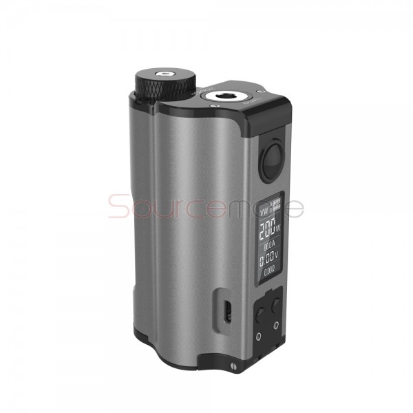 DOVPO Topside Dual 200W Squonk Mod - Gun Metal
