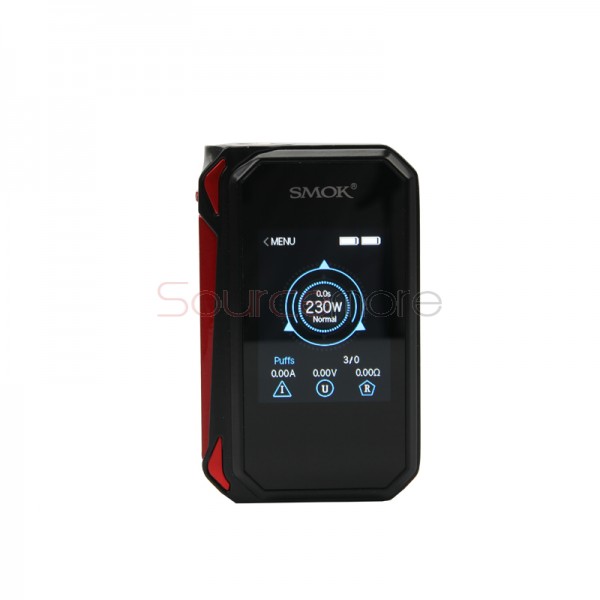 Smok G-PRIV 2 Kit 4.0ml TFV8 X-Baby Tank with G-PRIV 2 230W Mod Powered by Dual 18650 Cells- Black Red