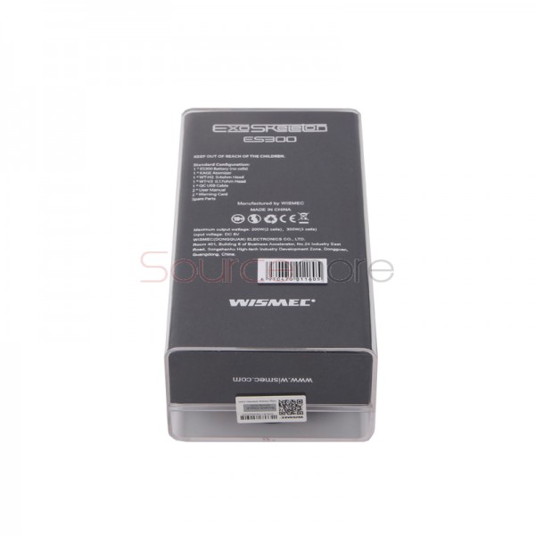 Wismec EXO SKELETON ES300 Kit with KAGE Atomizer 2.8ml - Red