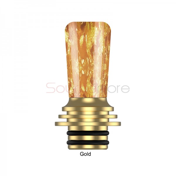 Hellvape Dead Rabbit MTL RTA Long Resin 510 Drip Tip Gold