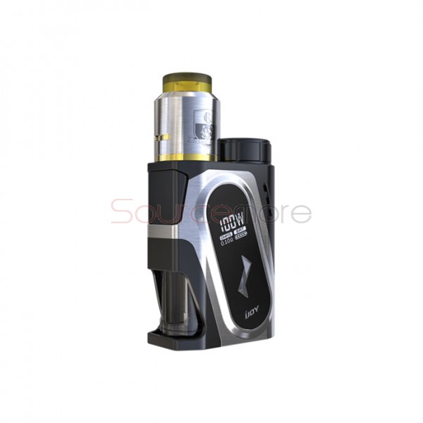IJOY CAPO Squonker Kit with COMBO RDA Triangle Atomizer - Stainless Steel