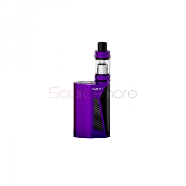 Smok GX350 TC Kit GX350 OLED Screen TC/VW Mod with TFV8 Tank- Purple Black 