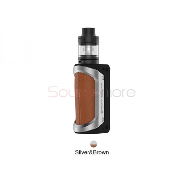 Geek Vape Aegis 100W Kit 100W Aegis Box Mod with 4.5ml Shield Tank(with 26650 Cell version)-Silver&Brwon