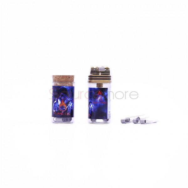 LTQ Demon Killer Heating Wire 0.5ohm for Rebuildable Atomizers 316L 28GA*2+38GA Wire-Flame coil A