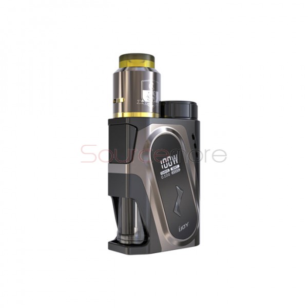 IJOY CAPO Squonker Kit with COMBO RDA Triangle Atomizer - Gun metal