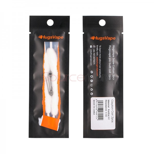 Hugsvape Snow Cotton & Coils 2pcs