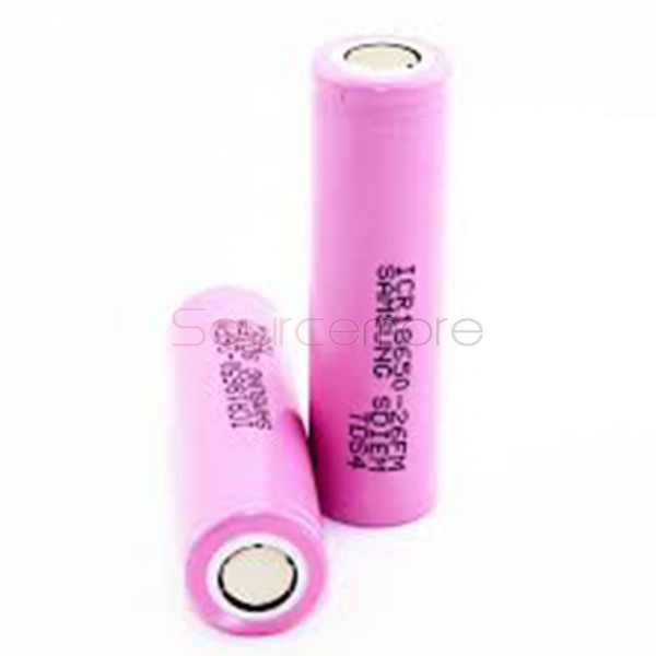 2PCS Samsung ICR 26F 18650 3.7V 2600mAh Li-ion Flat Top Batteries