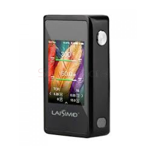 Laisimo L3 200W Temperature Control Box Mod with Bluetooth Function  and Powered by Dual 18650 Cells  -Black