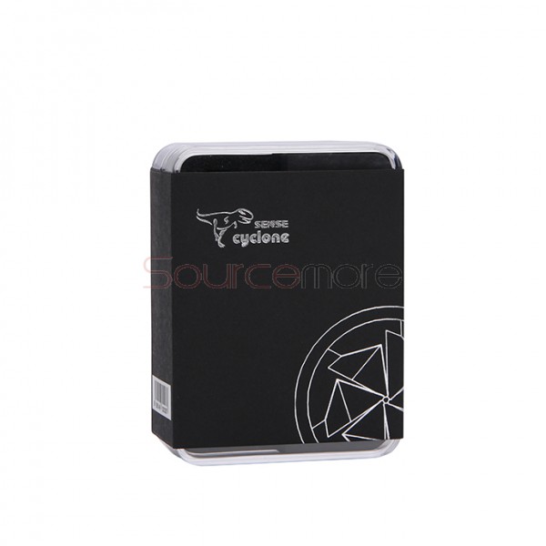 Sense Cyclone Sub Ohm 5.0ml Top Filling High Wattage Tank with 316L Coil-Silver