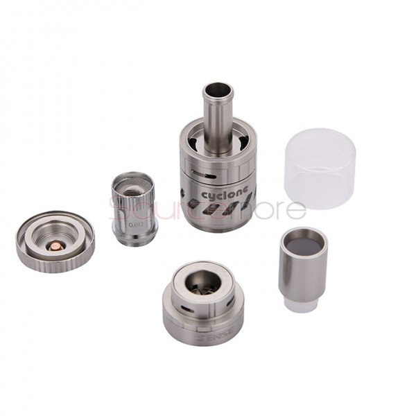 Sense Cyclone Sub Ohm 5.0ml Top Filling High Wattage Tank with 316L Coil-Silver