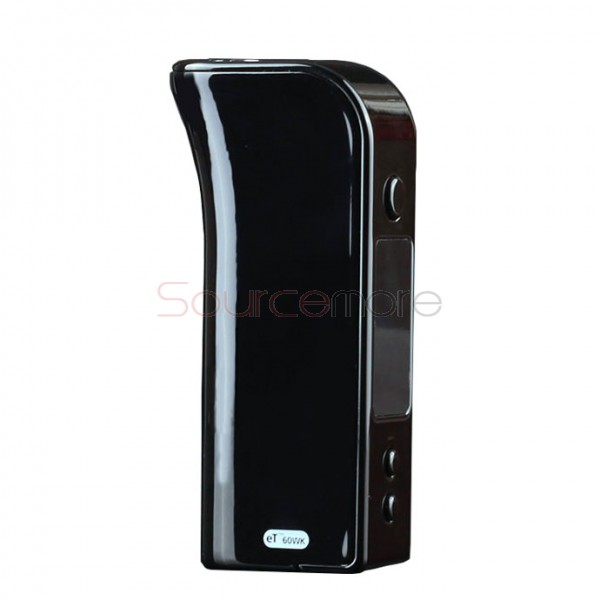 ECT eT 60WK TC Mod 2600mah Built-in Battery 60W Variable Wattage with OLED Screen Box Mod-Black