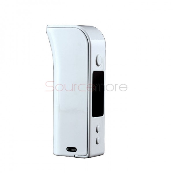 ECT eT 60WK TC Mod 2600mah Built-in Battery 60W Variable Wattage with OLED Screen Box Mod-White