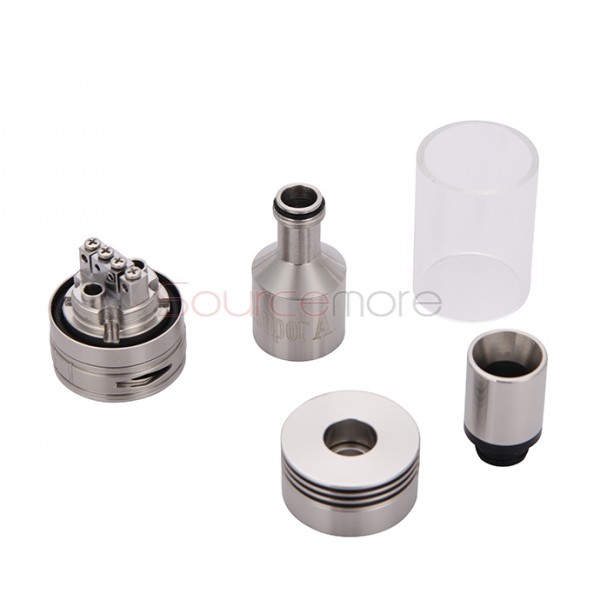 Cloupor A1 3.5ml RTA Rebuildable Tank 4 Post Top Filling Rebuildable Tank-Stainless Steel