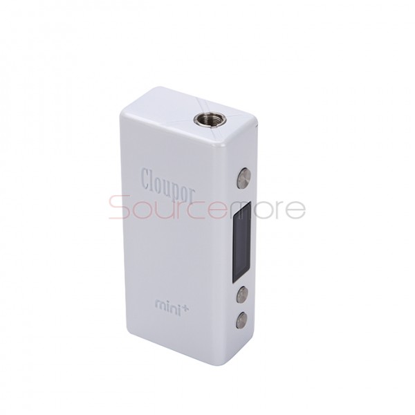 Cloupor Mini Plus 50W Smart TC Mod Supports Ni200/Ti Temperature Sensing Wire Mod-White