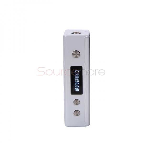 Cloupor Mini Plus 50W Smart TC Mod Supports Ni200/Ti Temperature Sensing Wire Mod-White