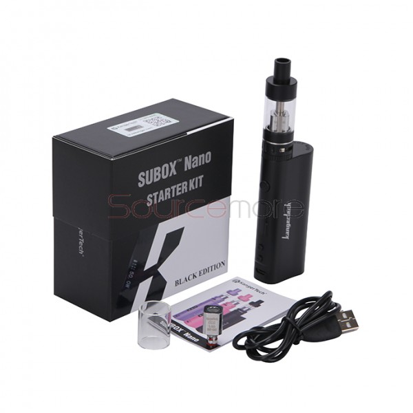 Kanger Subox Nano Starter Kit 50W Subox Nano with 3.0ml Subtank Nano Atomizer-Black