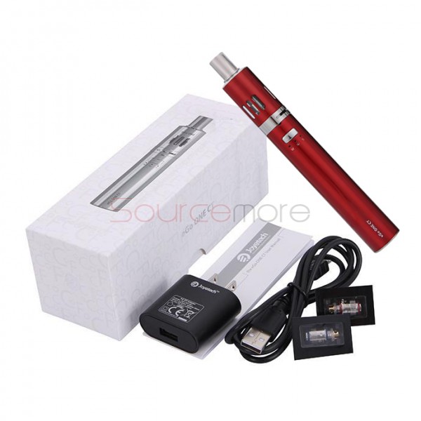 Joyetech eGo ONE CT Starter Kit 2200mah/2.5ml XL Vesion CT/CW Mode Kit with US Plug-Red