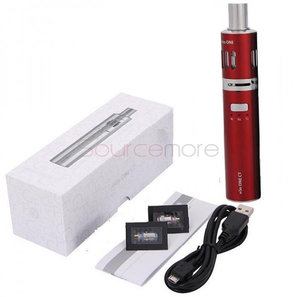 Joyetech eGo ONE CT Starter Kit 1100mah/1.8ml Standard Vesion CT/CW Mode Kit-Red