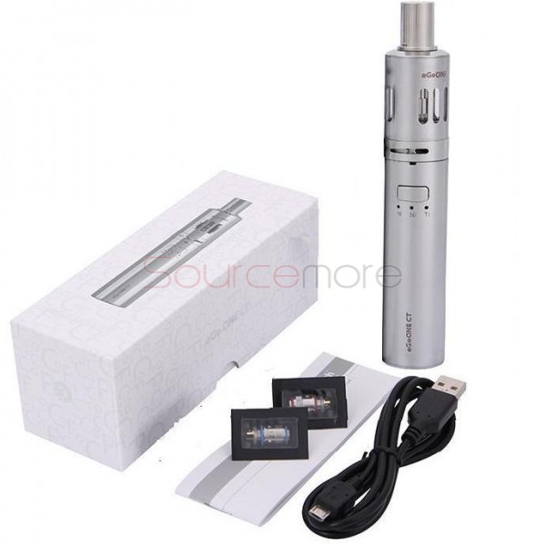 Joyetech eGo ONE CT Starter Kit 1100mah/1.8ml Standard Vesion CT/CW Mode Kit-Silver