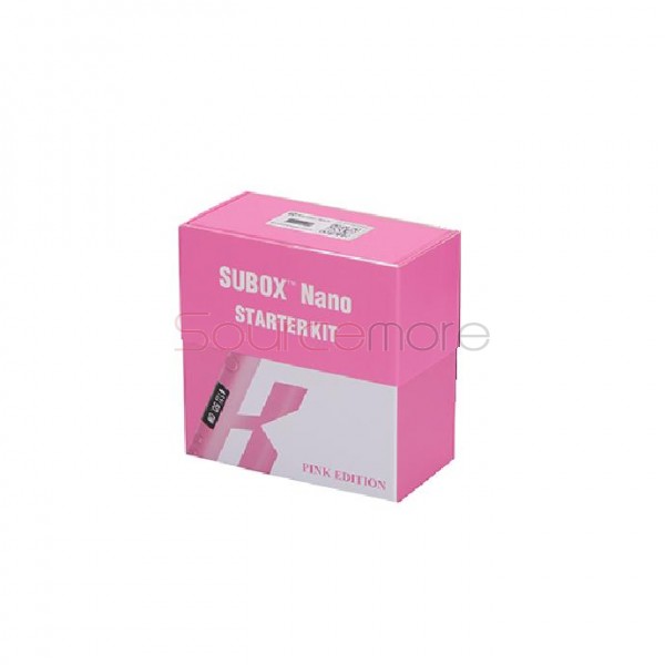 Kanger Subox Nano Starter Kit 50W Subox Nano with 3.0ml Subtank Nano Atomizer-Pink