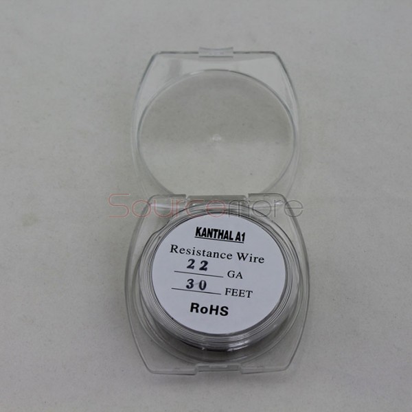 Kanthal A1 Resistance Wire for Rebuildable Atomizers 22GA 30 Feet Heat Resistant Material