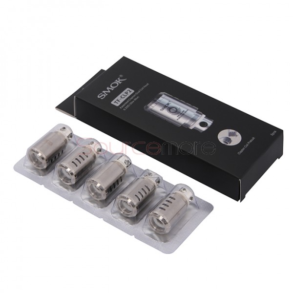 SMOK TF-CLP2 Replacement Coil Head 0.35ohm Low Wattage Clapton Dual Coil 5pcs