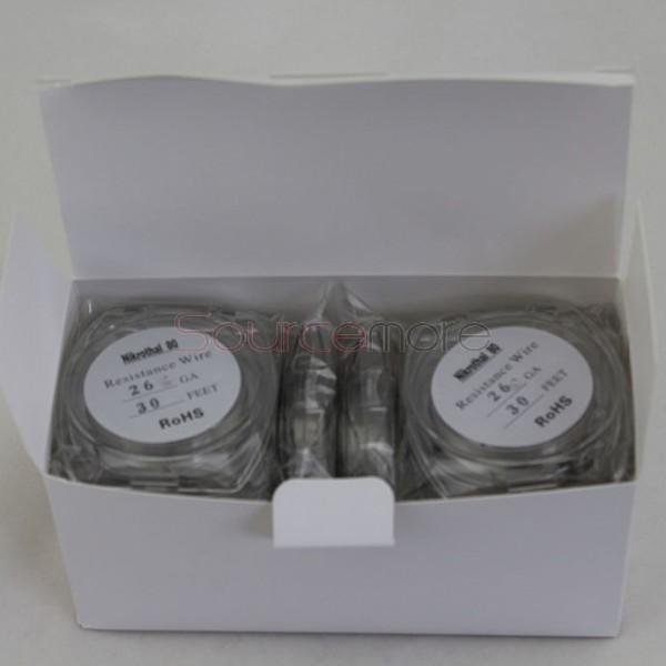 Nikrothal 80 Resistance Wire for Rebuildable Atomizers 26GA 30 Feet Quick Heating Nichrome Wire
