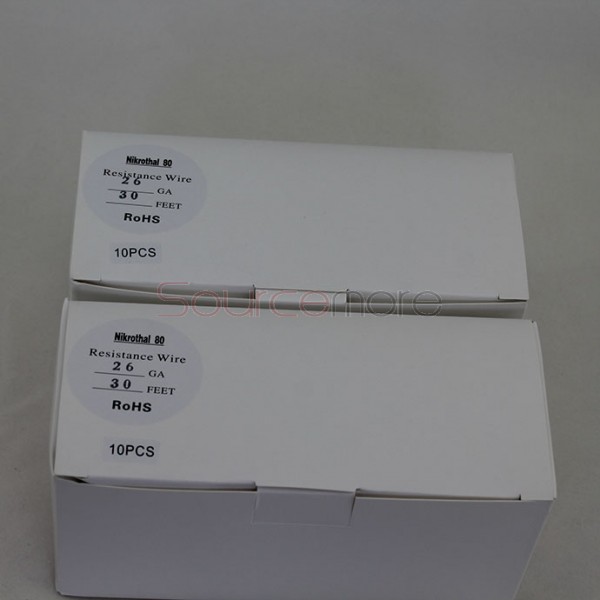 Nikrothal 80 Resistance Wire for Rebuildable Atomizers 26GA 30 Feet Quick Heating Nichrome Wire