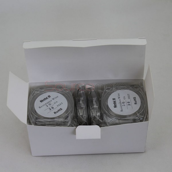 Nikrothal 80 Resistance Wire for Rebuildable Atomizers 30GA 30 Feet Quick Heating Nichrome Wire