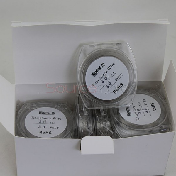Nikrothal 80 Resistance Wire for Rebuildable Atomizers 30GA 30 Feet Quick Heating Nichrome Wire