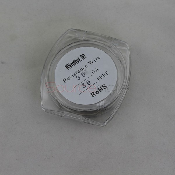 Nikrothal 80 Resistance Wire for Rebuildable Atomizers 30GA 30 Feet Quick Heating Nichrome Wire