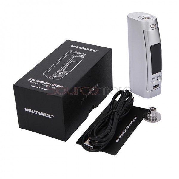 Wismec Presa TC 75W Mod - Silver