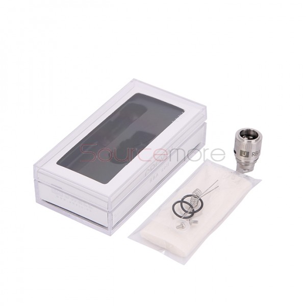 Uwell Rebuildable Coil RBA Kit for Crown Tank 316L Stainless Steel Wire with Japanese Organic Cotton