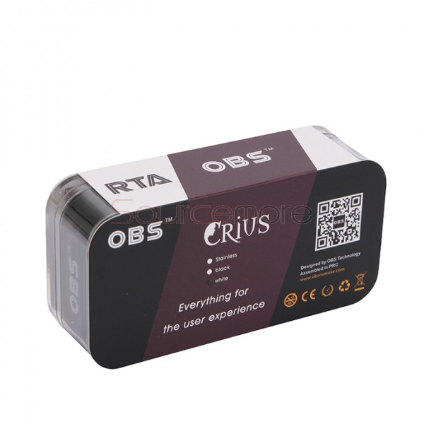 OBS Crius Rebuildable Tank Atomizer 4.2ml - Stainless Steel