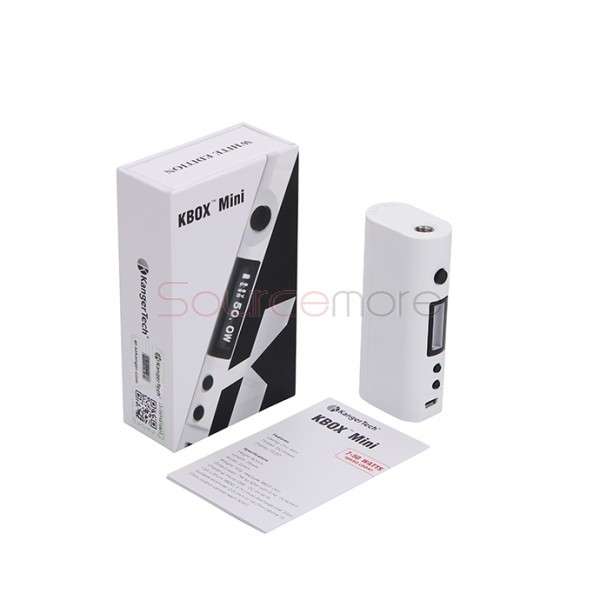 Kanger Kbox Mini 5W-60W Variable Wattage VW Box Mod - white