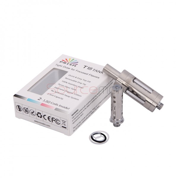 Innokin Endura Prism T18 Tank 2.5ml Top Filling with 1.5ohm Replaceable Coil Head-Stainless Steel