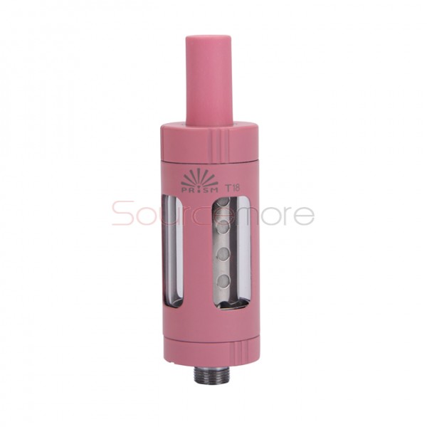 Innokin Endura Prism T18 Tank 2.5ml Top Filling with 1.5ohm Replaceable Coil Head-Pink