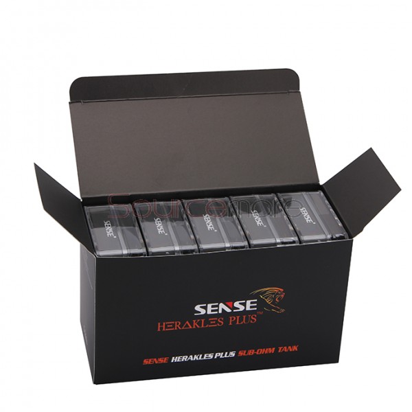  Sense Herakles Plus 3.6ml Tank Top Airflow&Filling Tri Parallel Coil Design Clearomizer-Silver